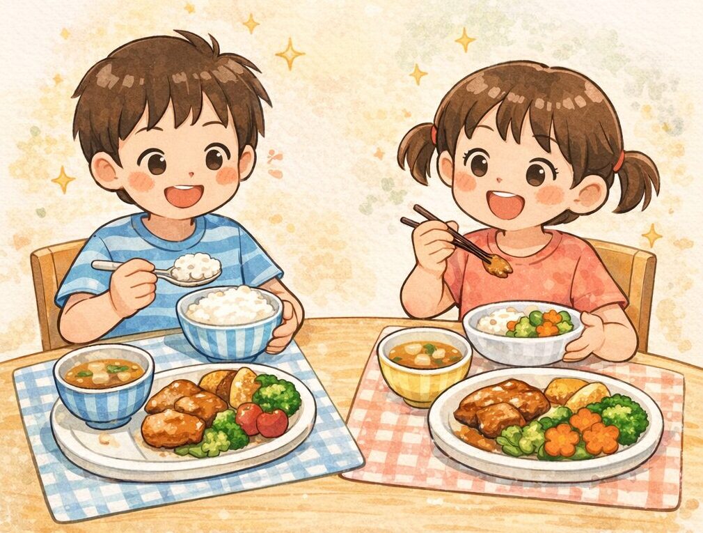 🍽️健康シリーズ第2弾｜子どもの食事量、ちょうどいいバランスって？やさしく見直す食習慣