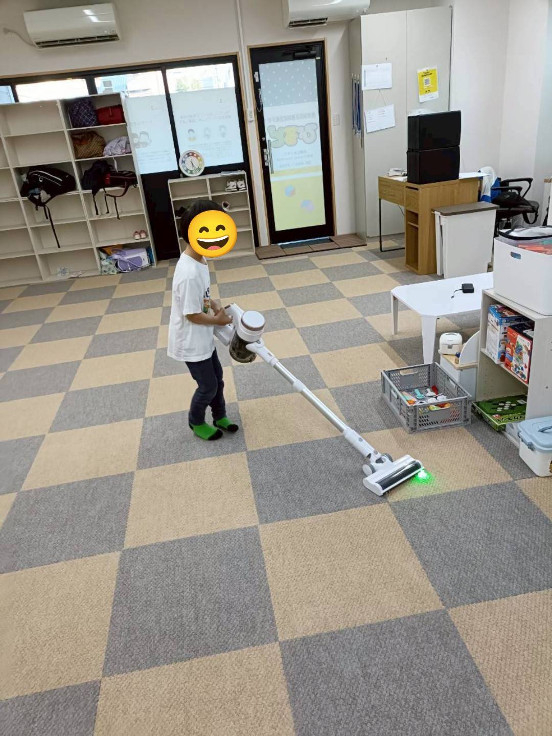 初めての掃除機チャレンジ！「できた！」が自信につながったクリーンアップ活動✨