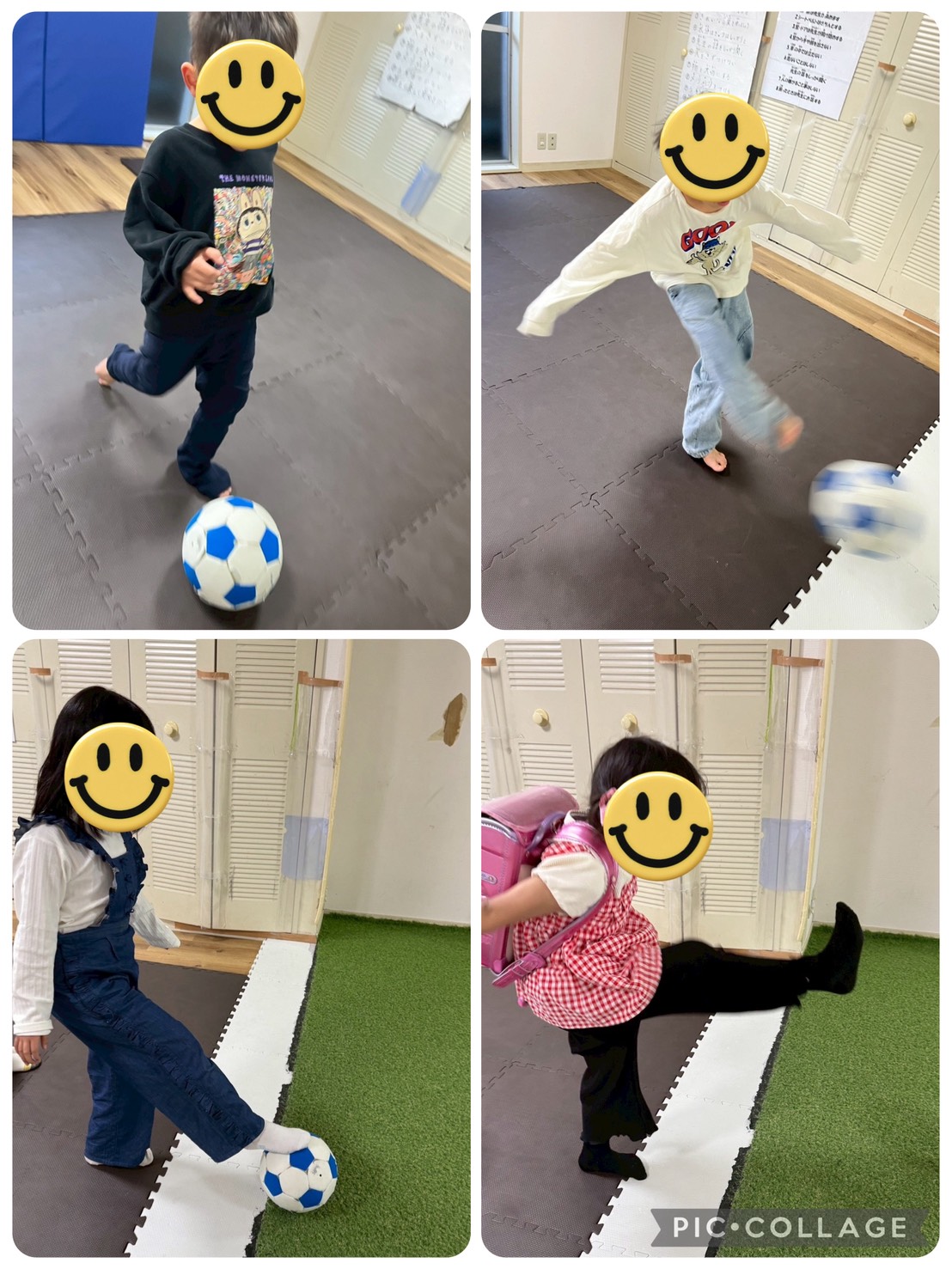 ゴールにシュート⚽