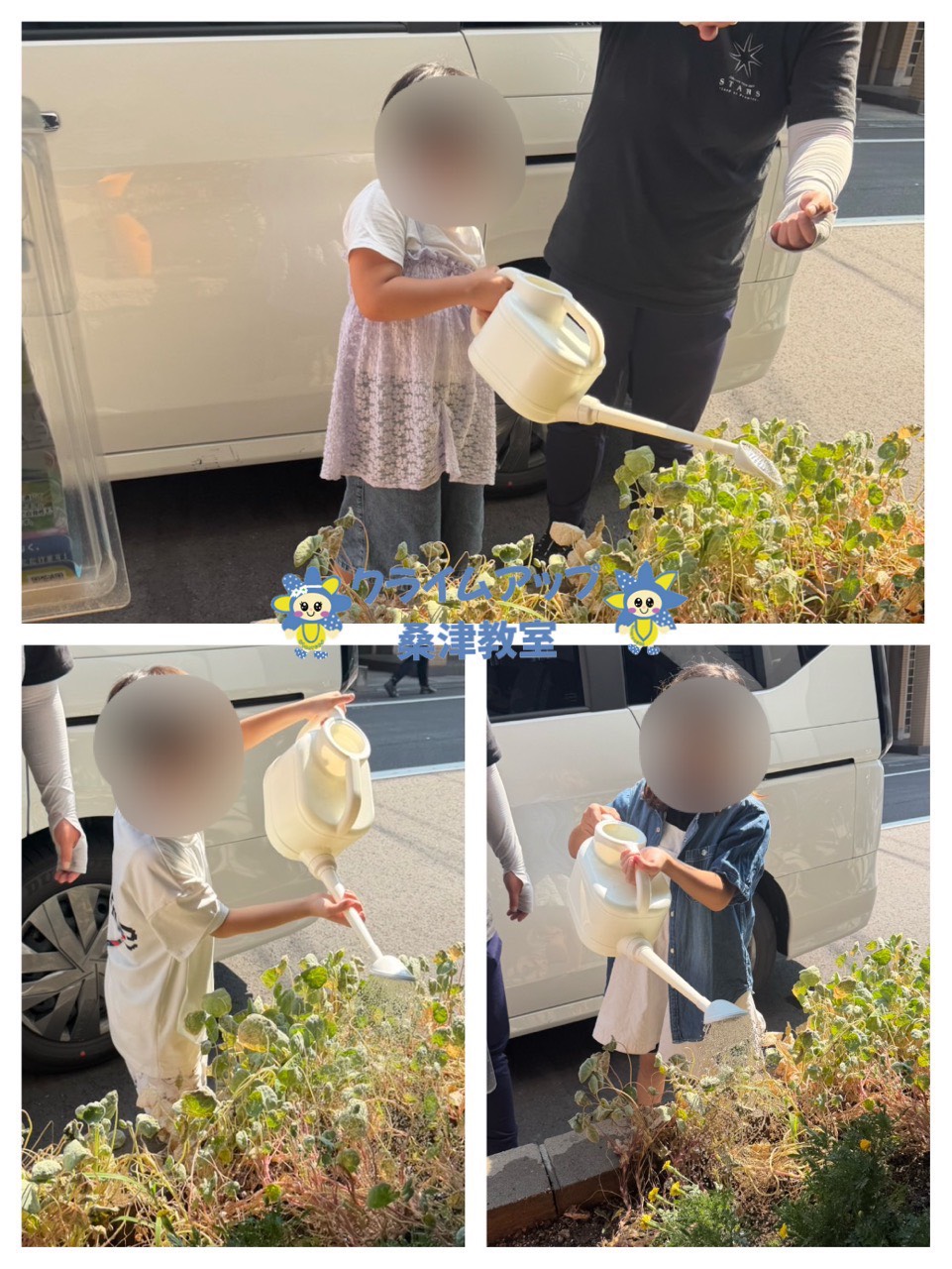 お花へ水やり🌼