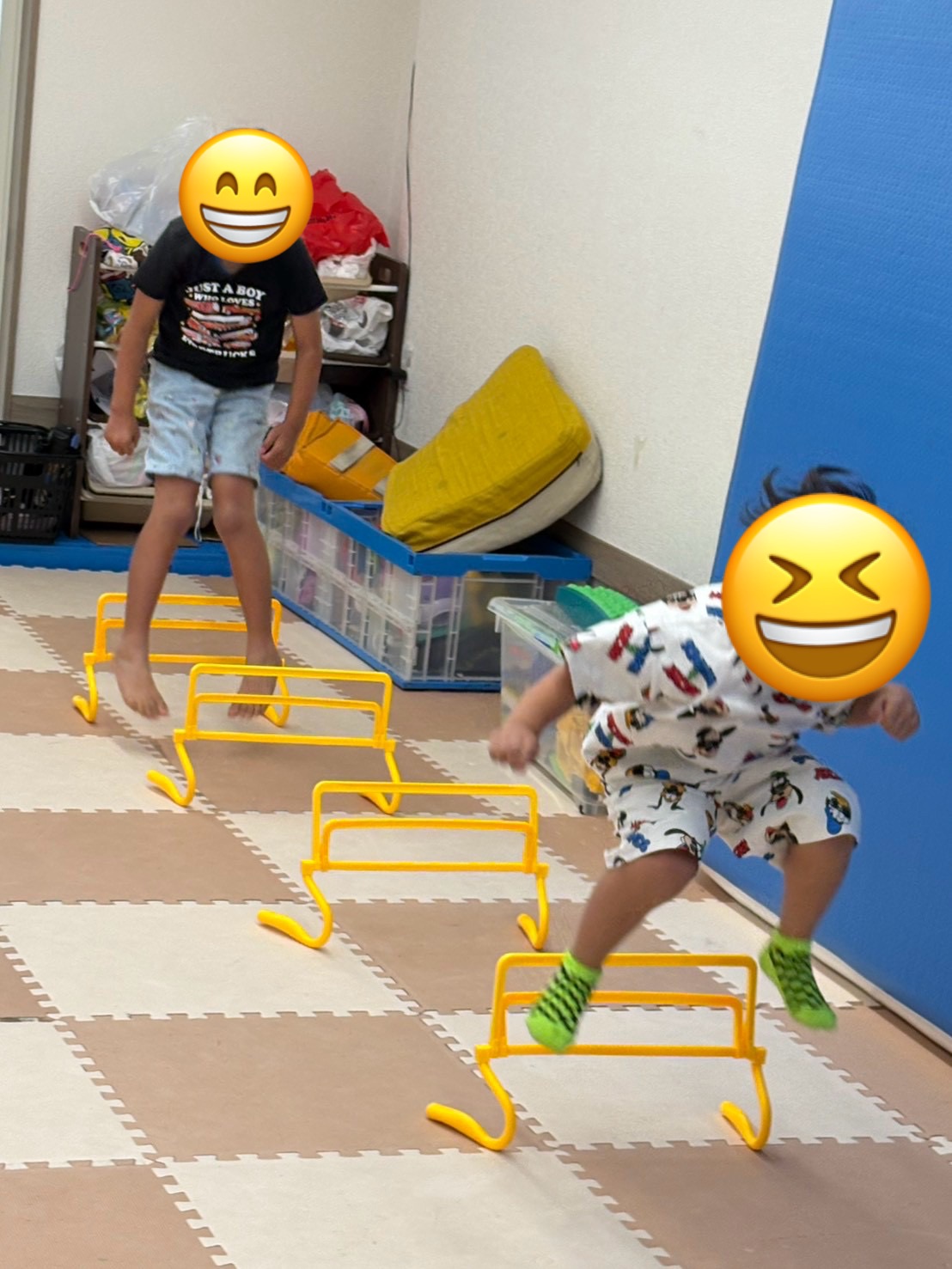いろいろな動きに挑戦！サーキット運動✨