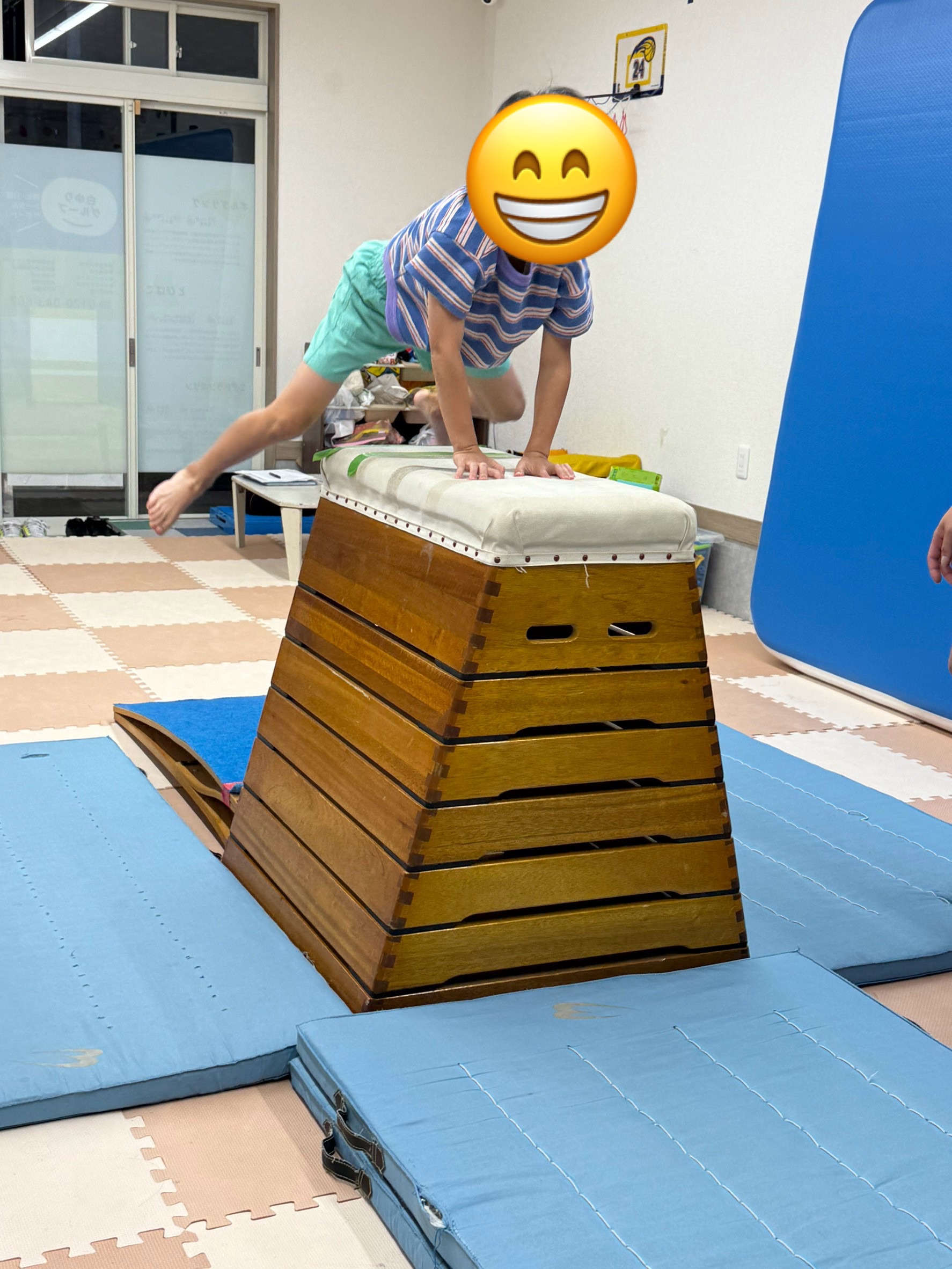 跳び箱に挑戦！一人ひとりの「できた！」を大切に✨
